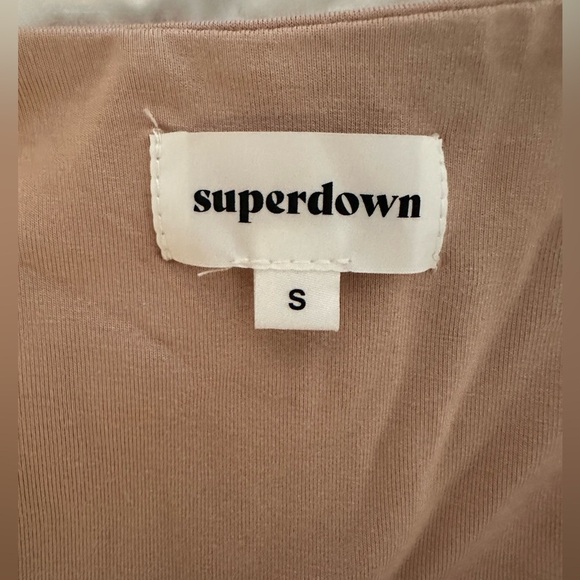 Superdown Squareneck Bodysuit size S - Picture 3 of 6